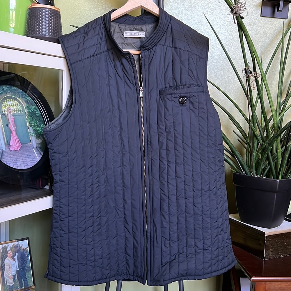 Navy Blue puffer vest